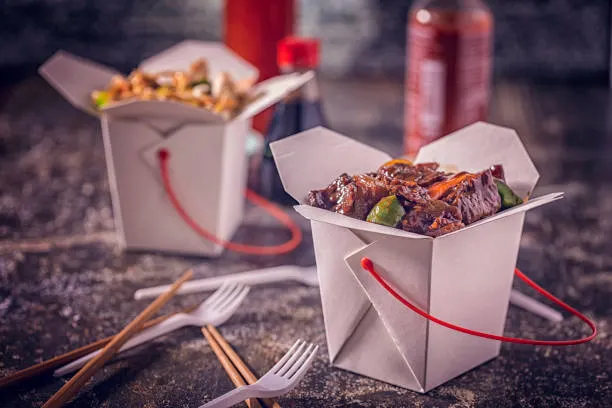 Cajita c/n pollo picante